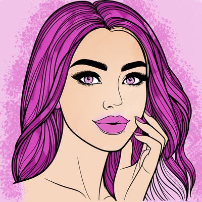 realistic beautiful woman