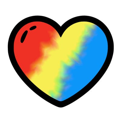 a blank heart