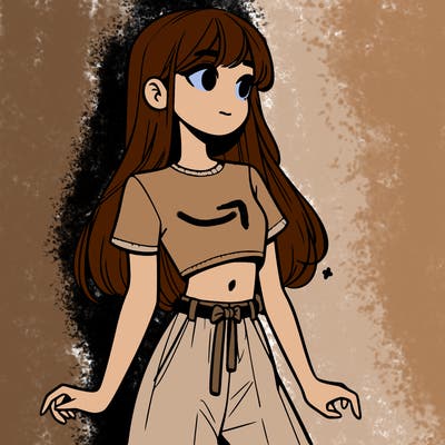 girl in a cute crop top