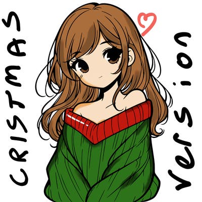 shy pretty girl wearing a sweater that is falling off one shoulder portrait