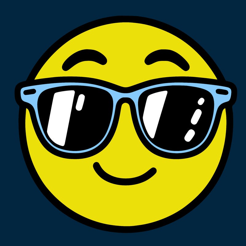 emoji with sunglasses