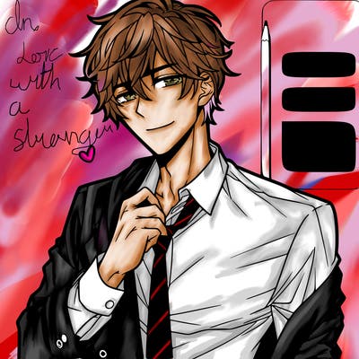 attractive manga guy