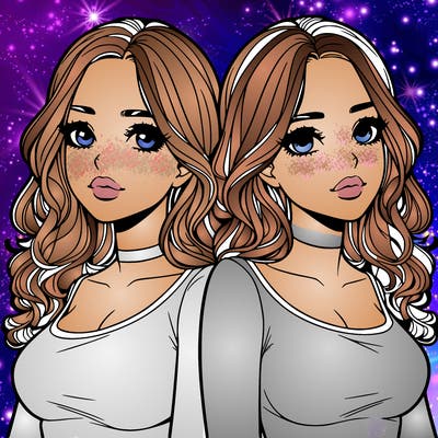 realistic twin sisters