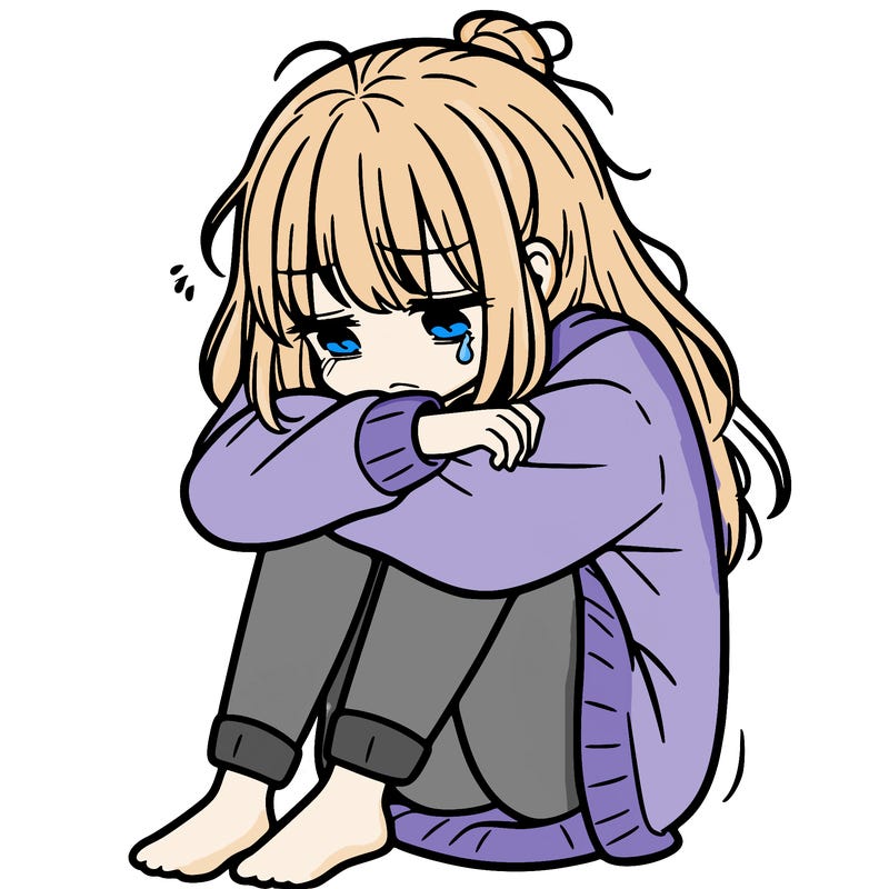 depressed girl