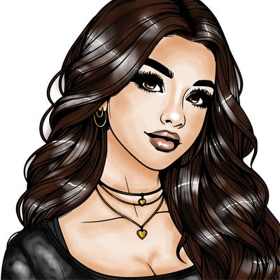detailed realistic girl