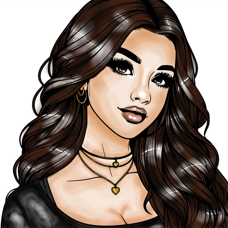 detailed realistic girl