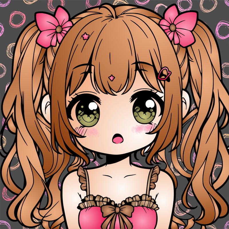 cute sweet anime girl