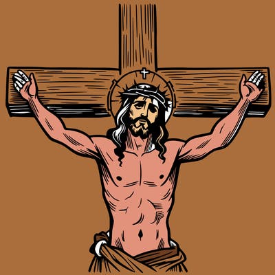 jesus on the cross