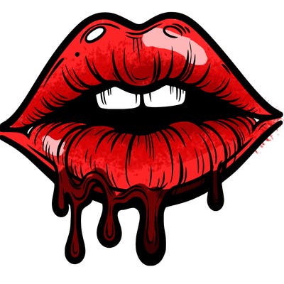 lips that look realistic and drip