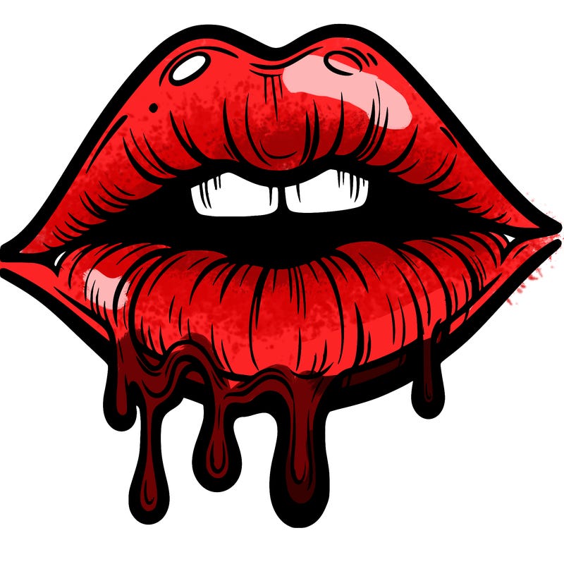 lips that look realistic and drip