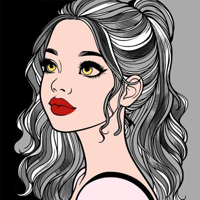 beautiful realistic girl