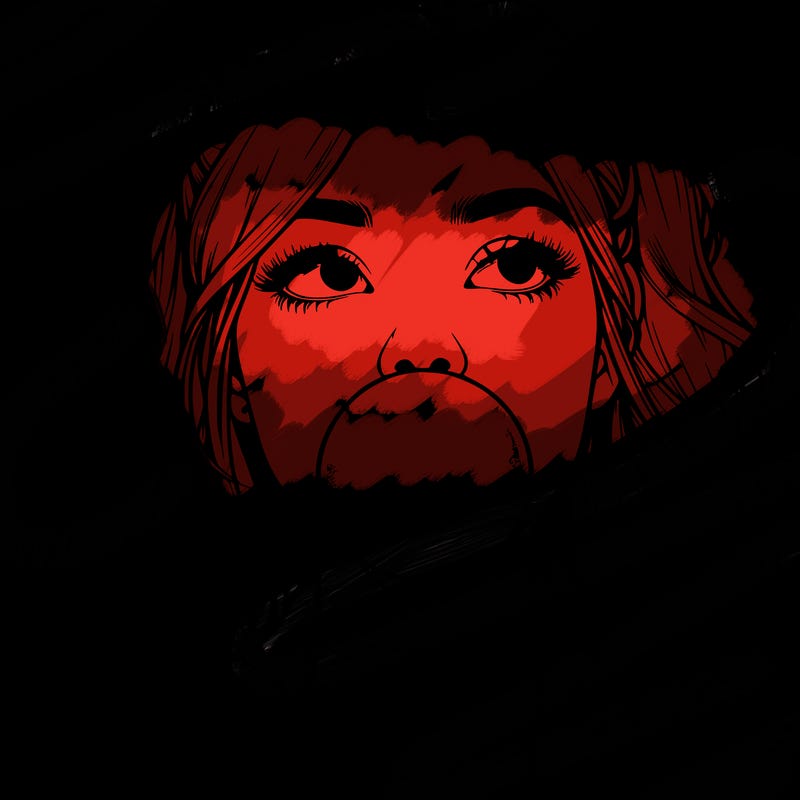 realististic girl blowing bubble -gum