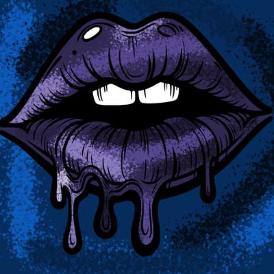 lips that look realistic and drip