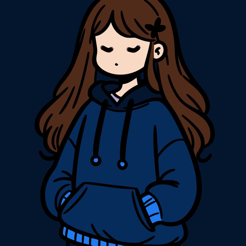 girl in sweatshirt