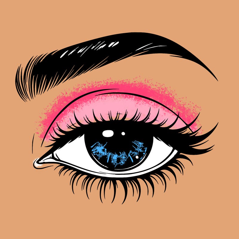 eye closed realistic