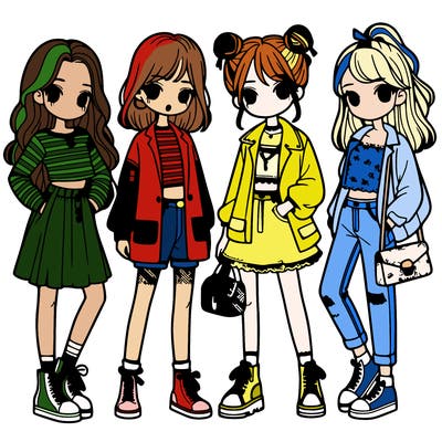 girls with fashion