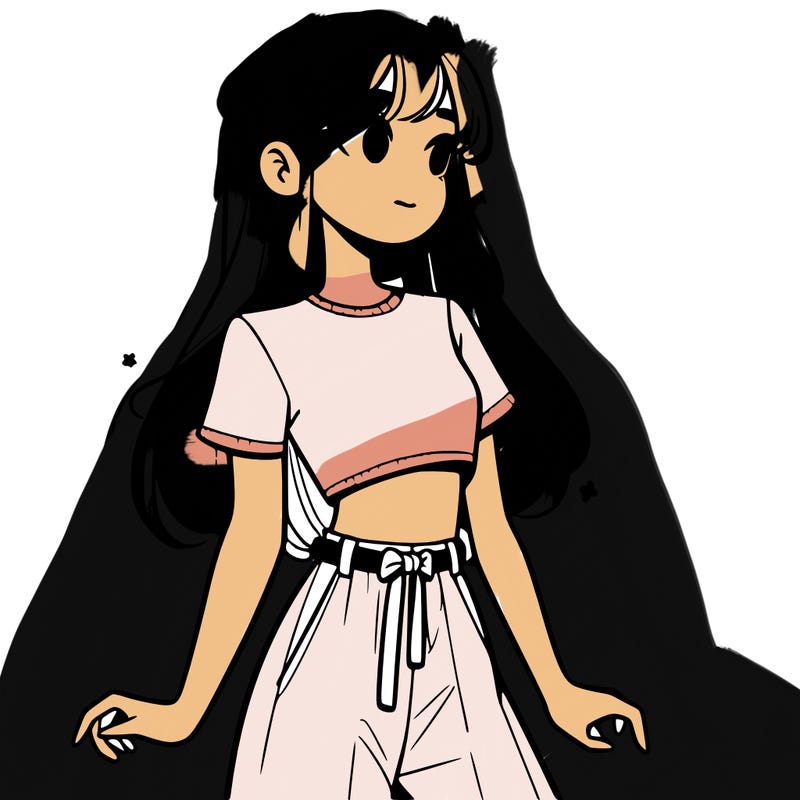 girl in a cute crop top