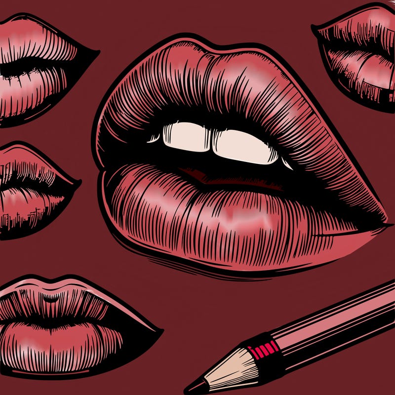 realistic  lips