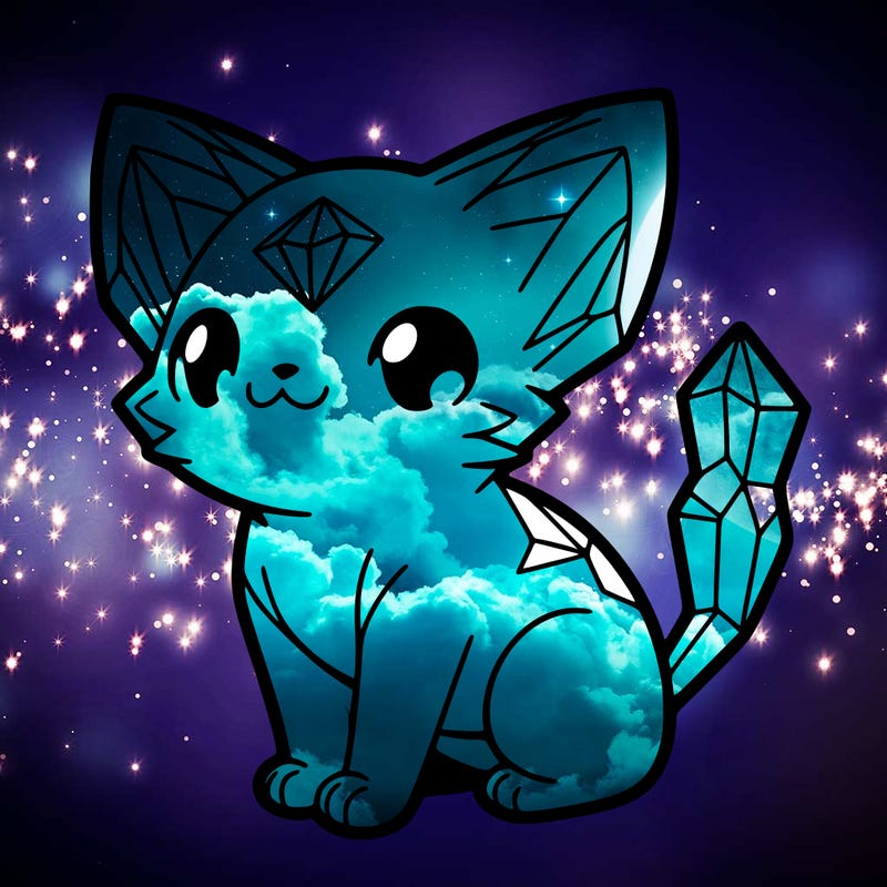 crystal kitten