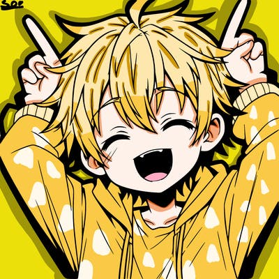 anime happy boy