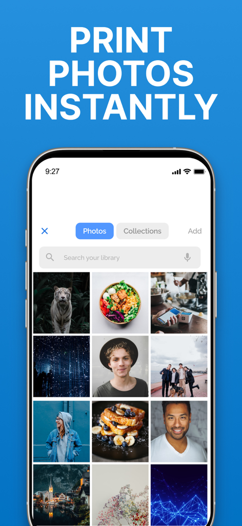 Smart Printer App for HP Smart - 即時印刷用のスマートプリンターアプリの写真ギャラリーを表示する携帯電話