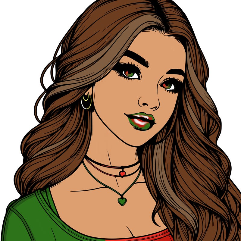 detailed realistic girl