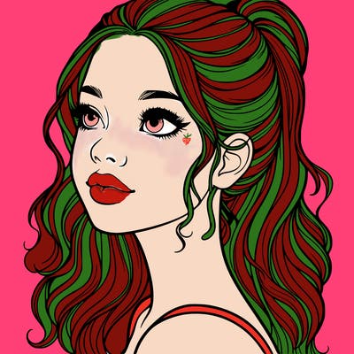 beautiful realistic girl