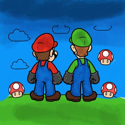 mario and luigi