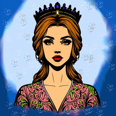 realistic beautiful queen