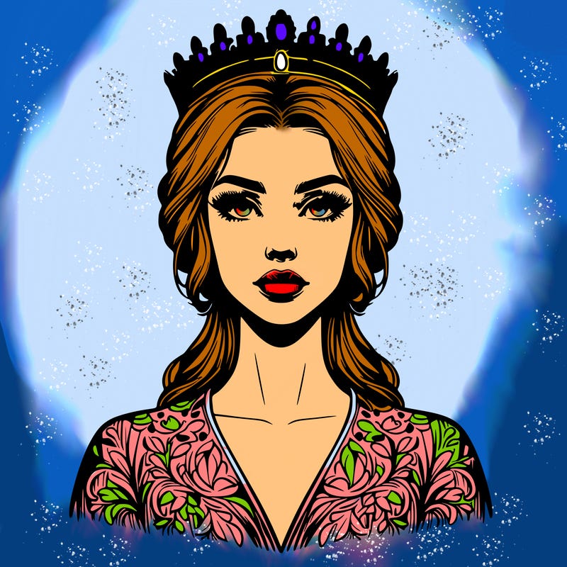 realistic beautiful queen
