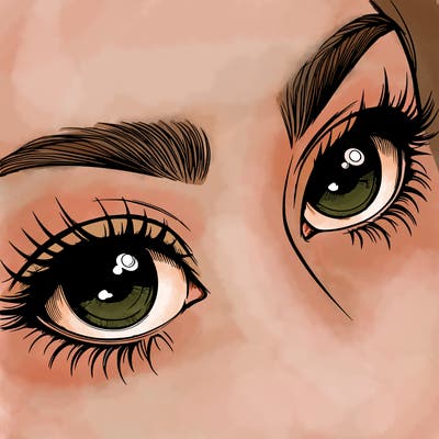 realistic eyes