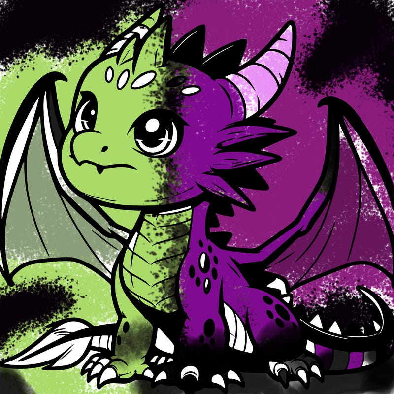 fierce baby night dragon