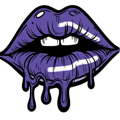 lips that look realistic and drip