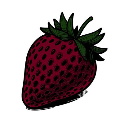 realstic strawberry