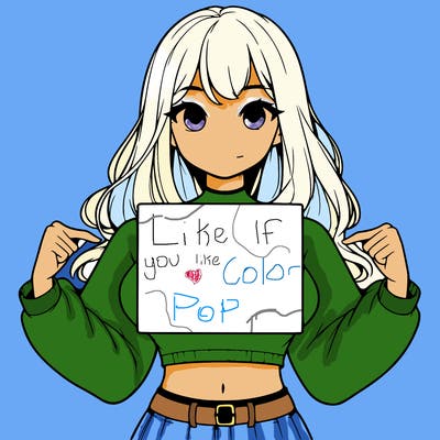 girl holding a blank sign in a long sleeve crop top