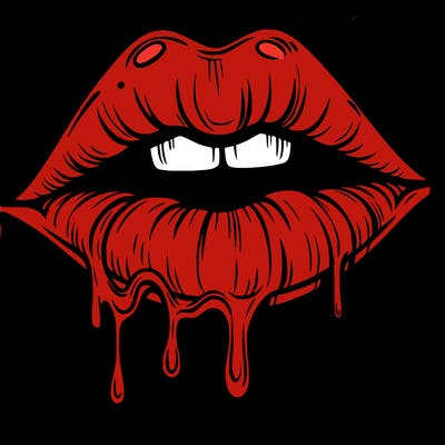 lips that look realistic and drip