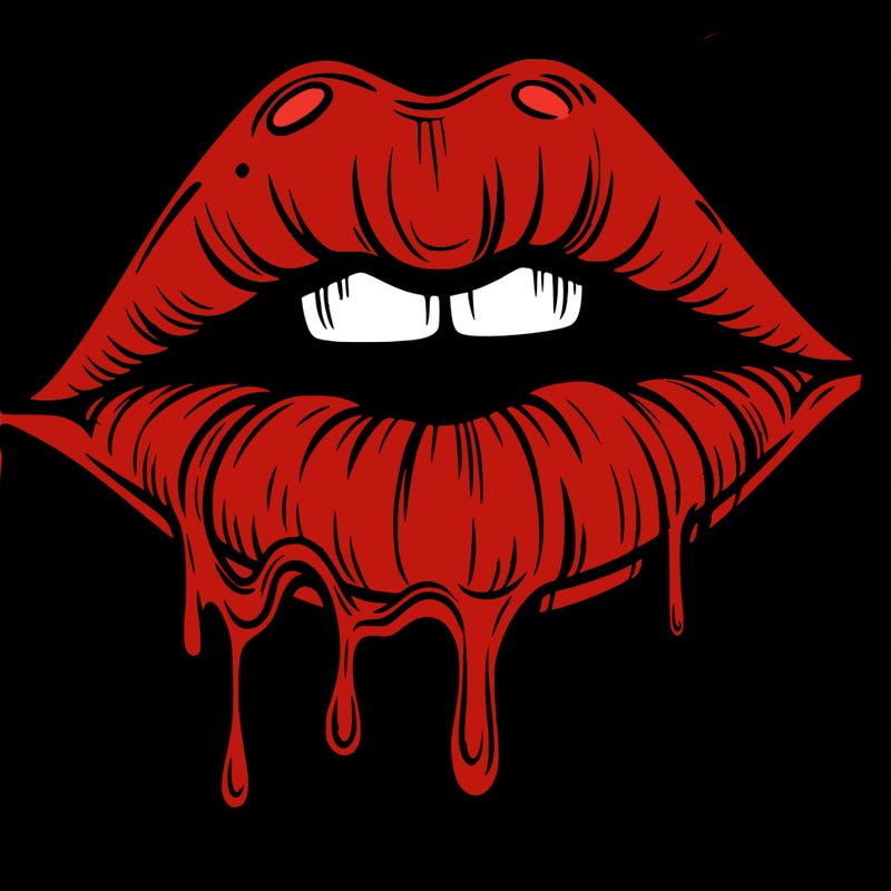 lips that look realistic and drip