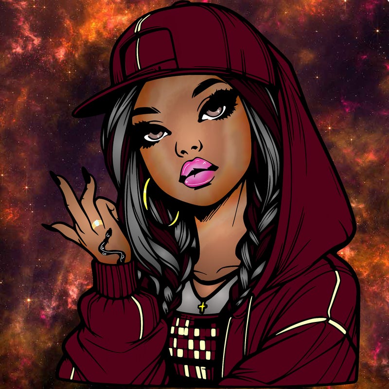 realistic hip hop girl