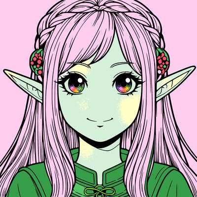elf girl sort realistic