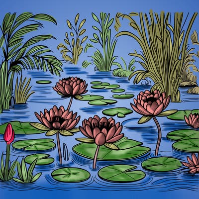 monet's water lilies