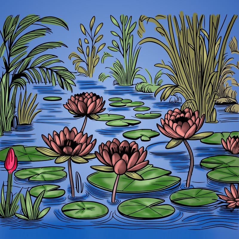 monet's water lilies