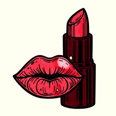 lips and lipstick