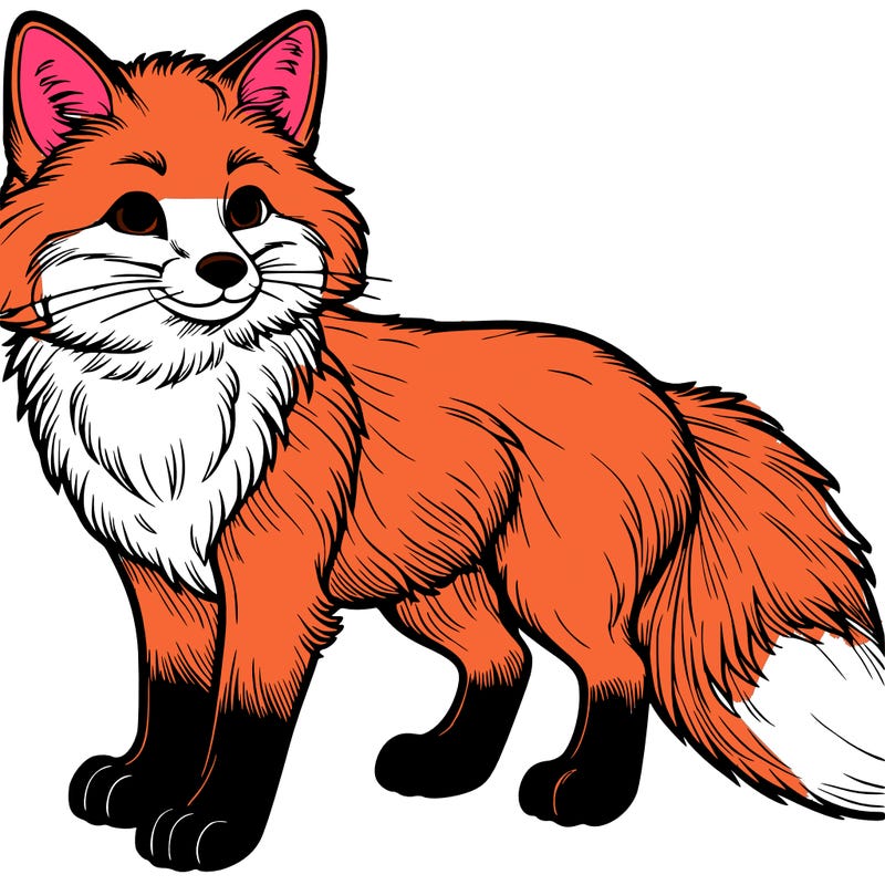 realistic fox