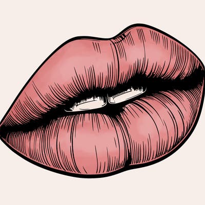 realistic lips