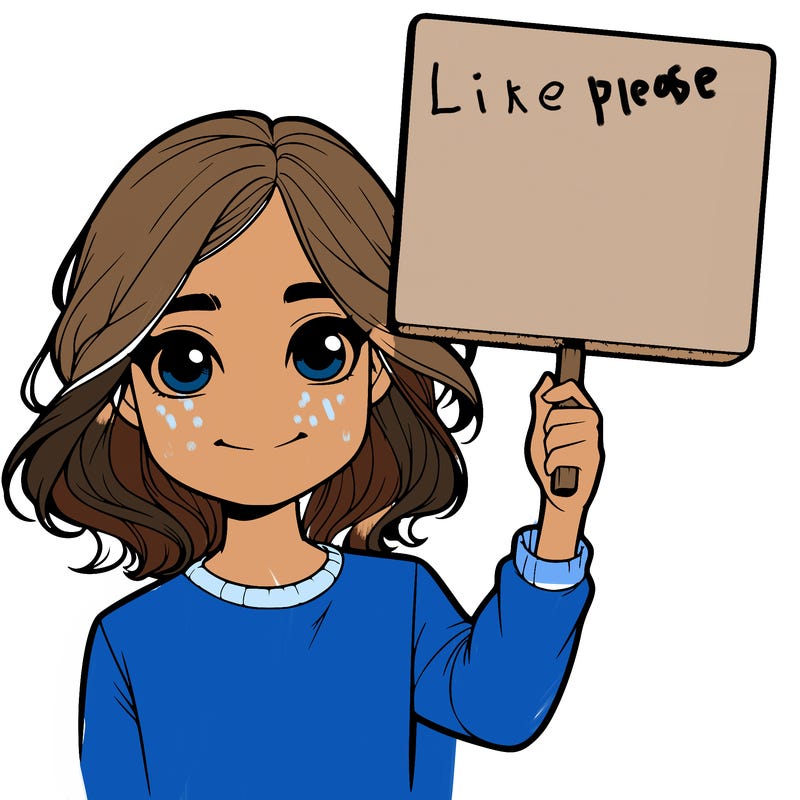 realistic girl holding up a sign