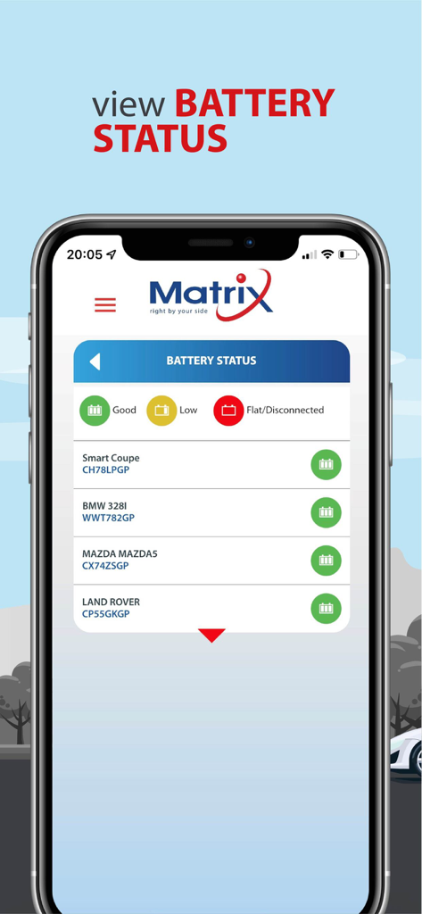 Matrix Vehicle Tracking - Business App | MWM