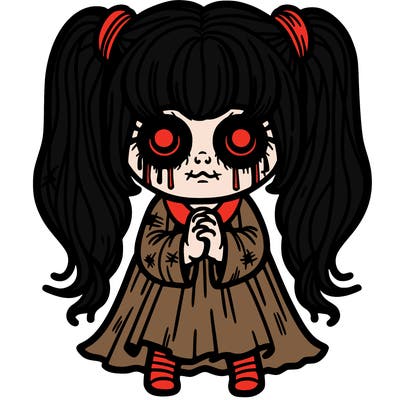 scary girl