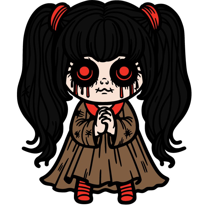 scary girl