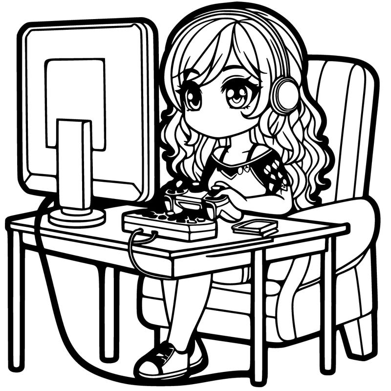 girl gaming