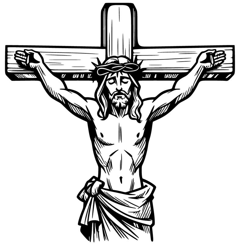 jesus on the cross dieing for our sins